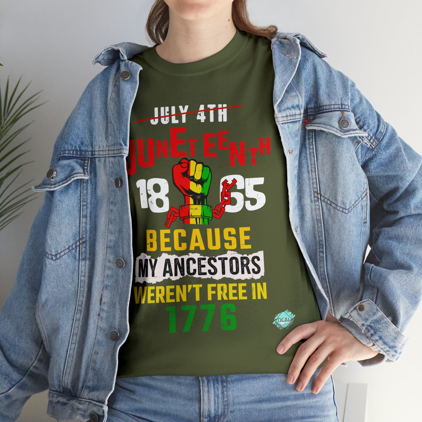 DCAL Juneteenth "Ancestors" Unisex Heavy Cotton Tee