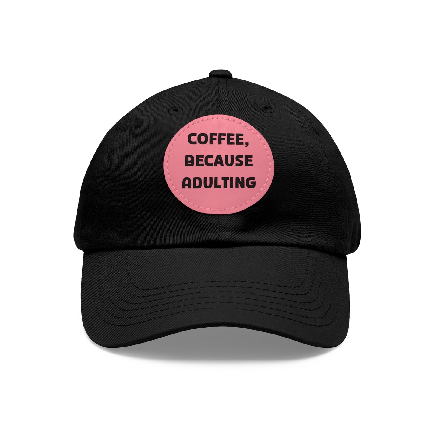 DCAL Brown Collection Accessories "Coffee" Hat with Leather Patch (Round)