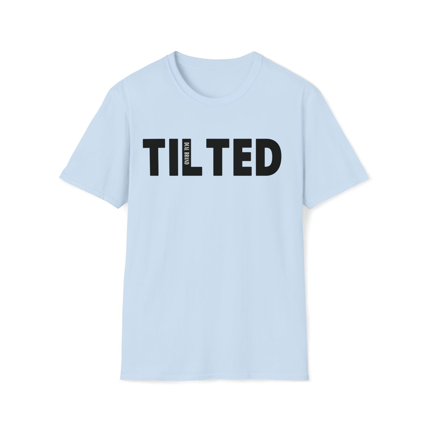 DCAL Graphic Tees Novel "Tilted" Unisex Softstyle T-Shirt