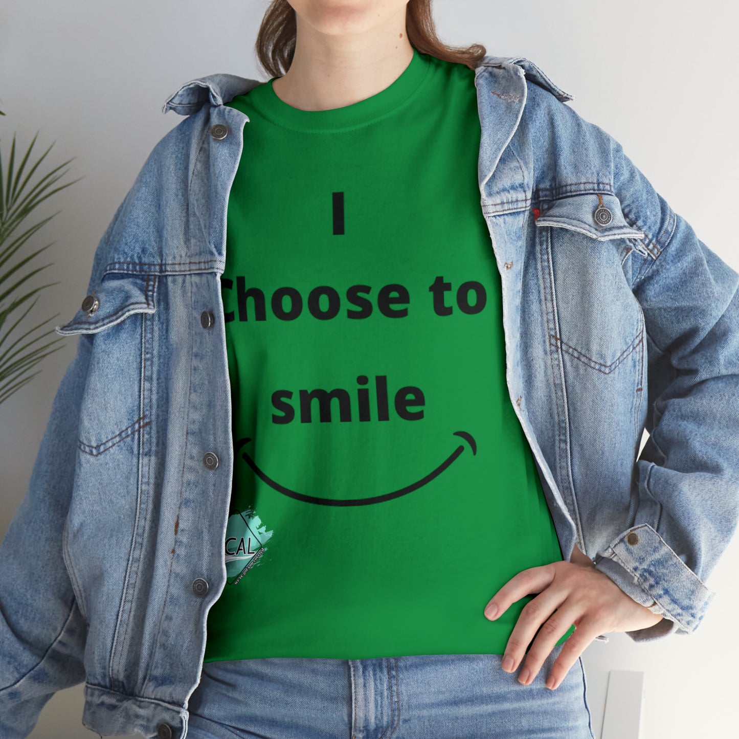 DCAL Graphic Tees "I Choose To Smile" Unisex Heavy Cotton Tee