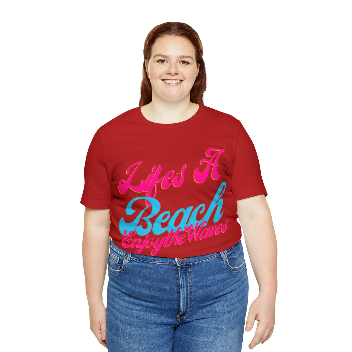 DCAL Beach Collection "Lifes a Beach Enjoy The View" Unisex Jersey Short Sleeve Tee