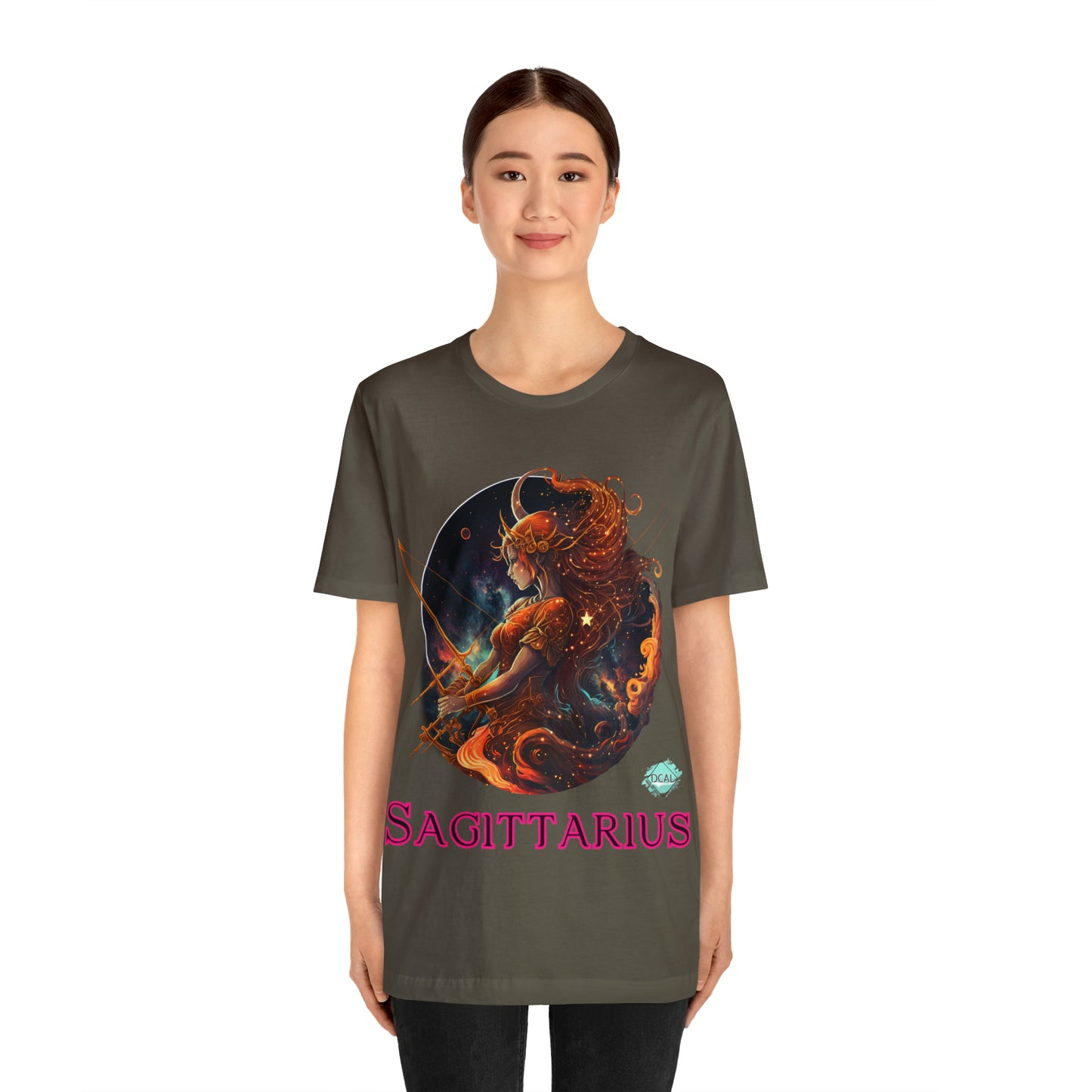 DCAL Zodiac Collection "Sagittarius" Unisex Jersey Short Sleeve Tee