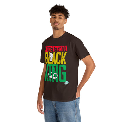 DCAL Juneteenth "Black King" Unisex Heavy Cotton Tee