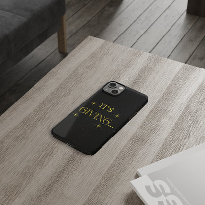 DCAL Accessories (It's Giving)Slim Phone Cases