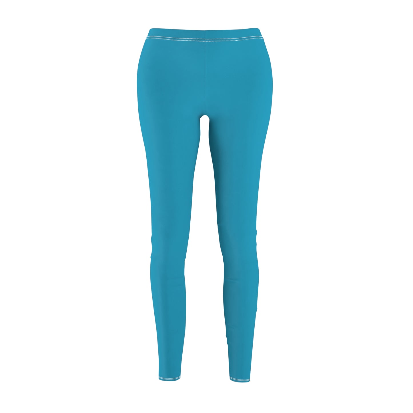 DCAL Athletic Elegance "Turquoise" Women's Cut & Sew Casual Leggings