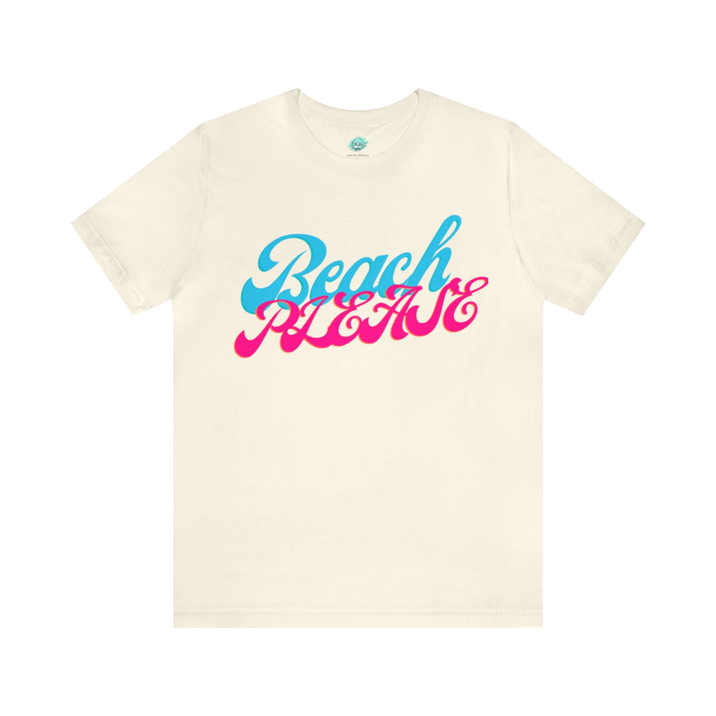 DCAL Beach Collection "Beach Please" Unisex Jersey Short Sleeve