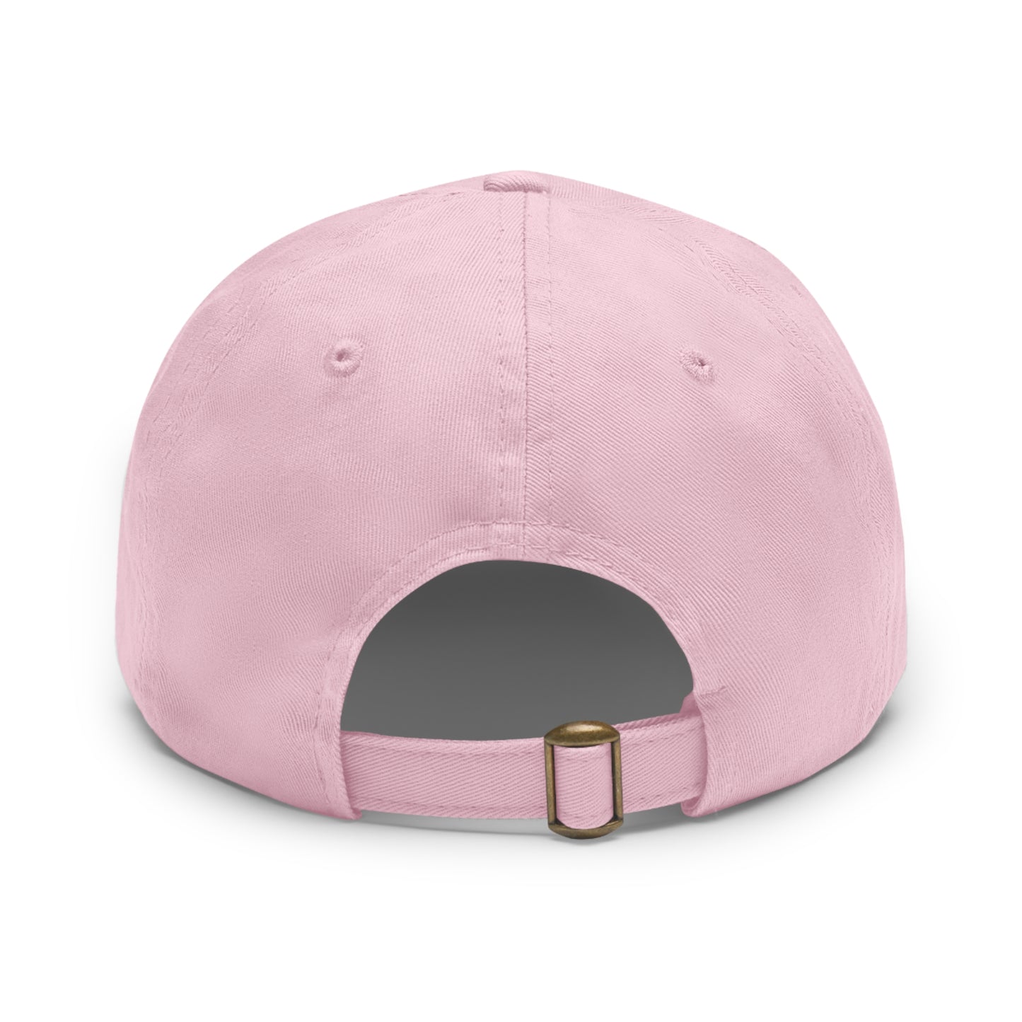 DCAL Accessories Dad Hat with Leather Patch (Rectangle)