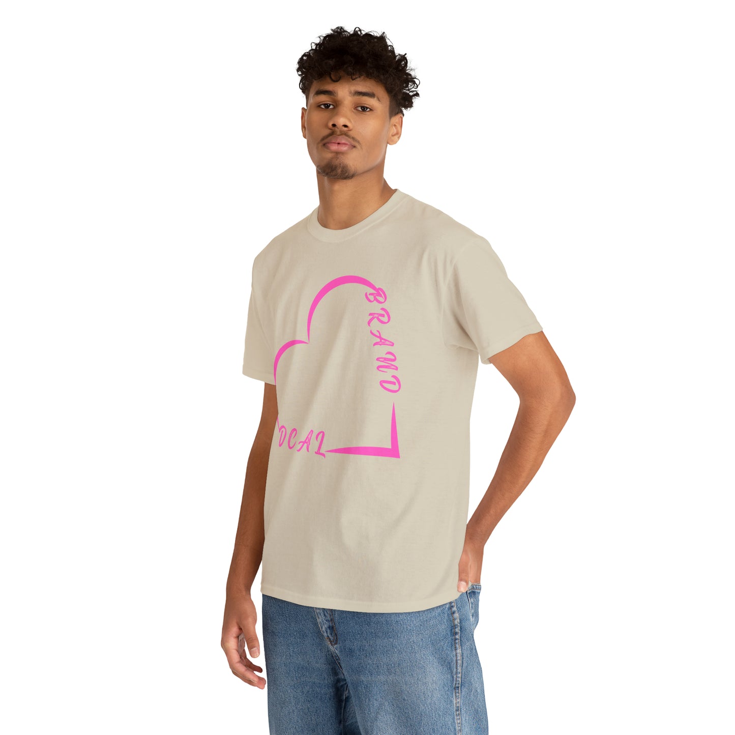 DCAL Graphic Tees "Heart" Unisex Heavy Cotton Tee