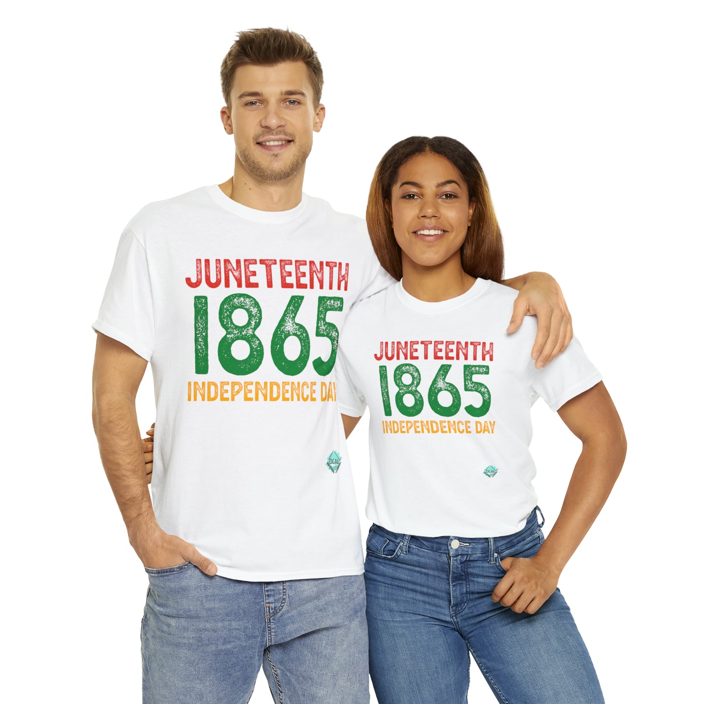 DCAL Juneteenth "1865" Unisex Heavy Cotton Tee