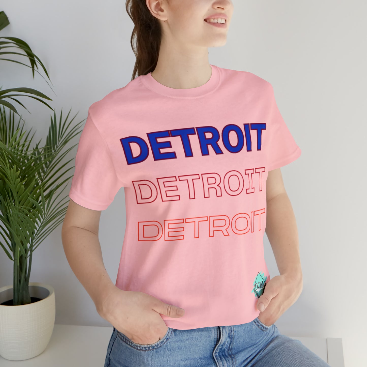 DCAL Downtown Diaries "Detroit" Unisex Jersey Short Sleeve Tee