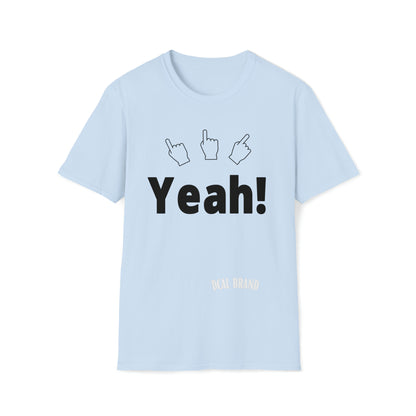 DCAL Graphic Tees Novel "Yeah" Unisex Softstyle T-Shirt