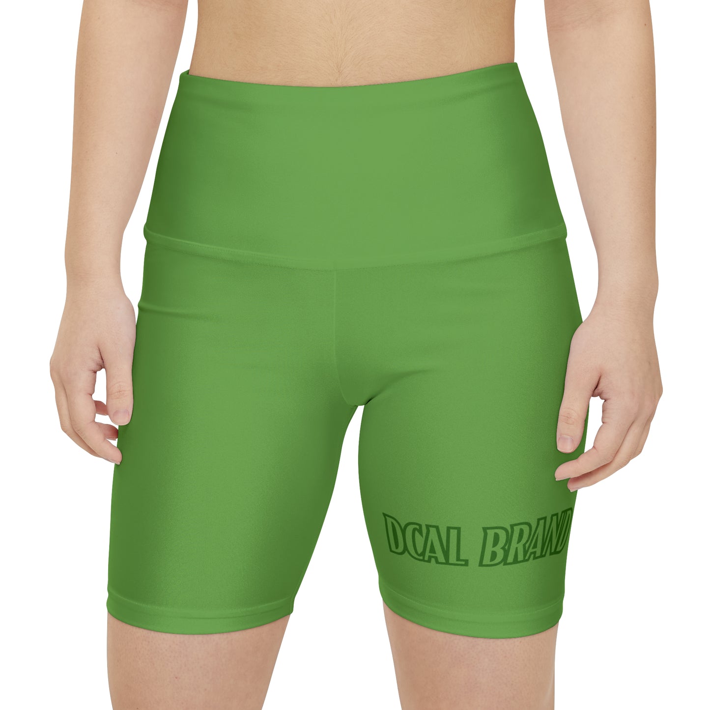 DCAL Brown Collection Minimalist "Green" Women's Workout Shorts