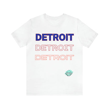 DCAL Downtown Diaries "Detroit" Unisex Jersey Short Sleeve Tee