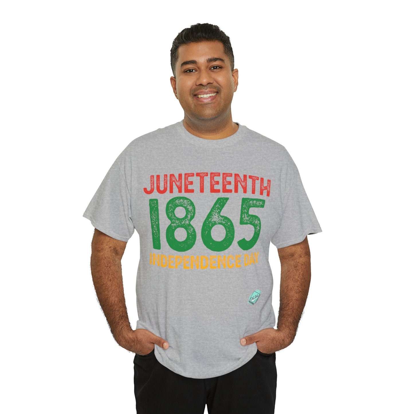 DCAL Juneteenth "1865" Unisex Heavy Cotton Tee