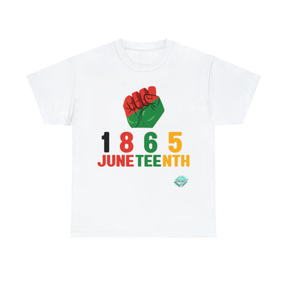 DCAL Juneteenth "1865 Fist" Unisex Heavy Cotton Tee