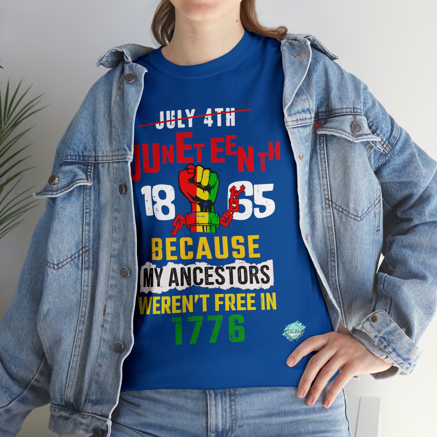 DCAL Juneteenth "Ancestors" Unisex Heavy Cotton Tee