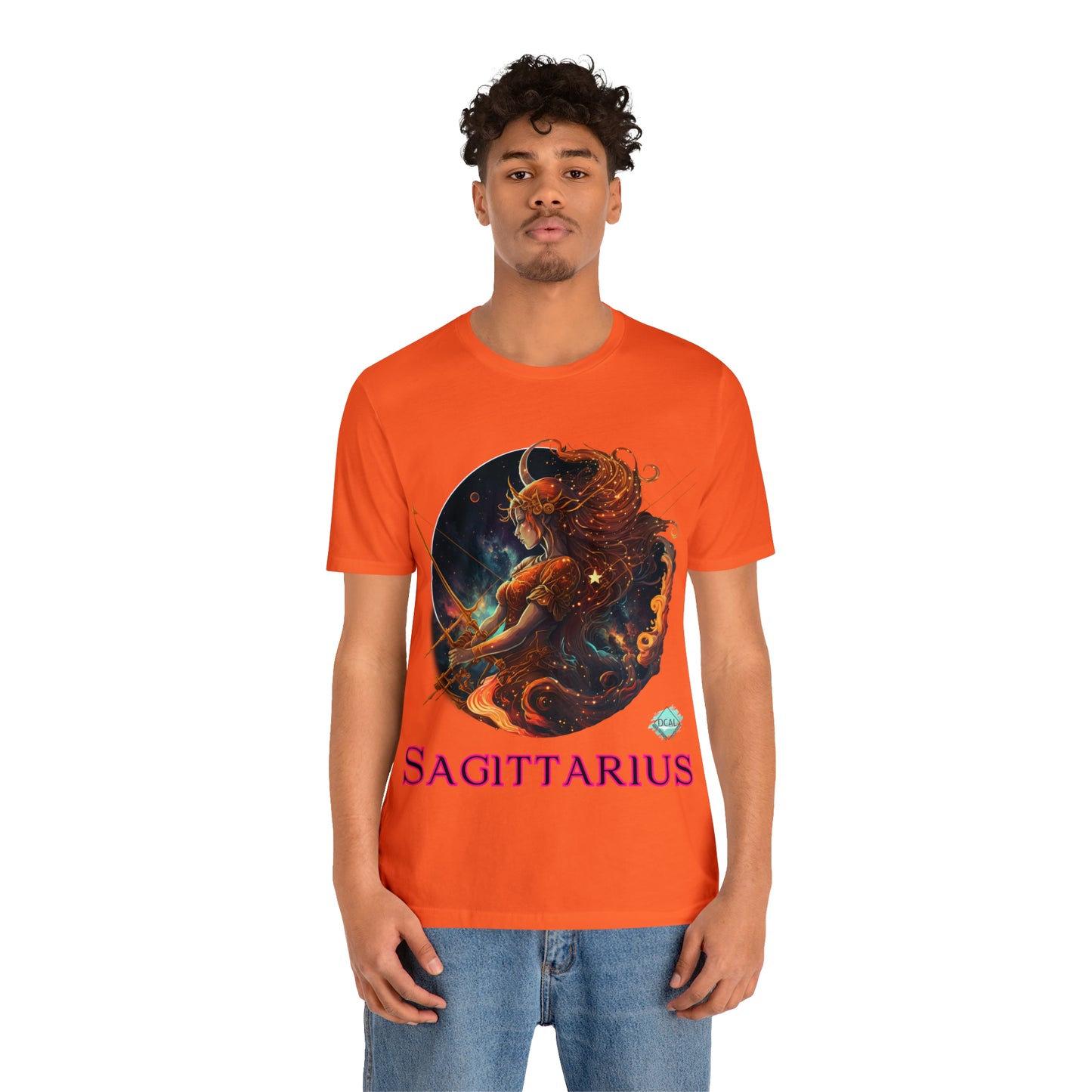 DCAL Zodiac Collection "Sagittarius" Unisex Jersey Short Sleeve Tee