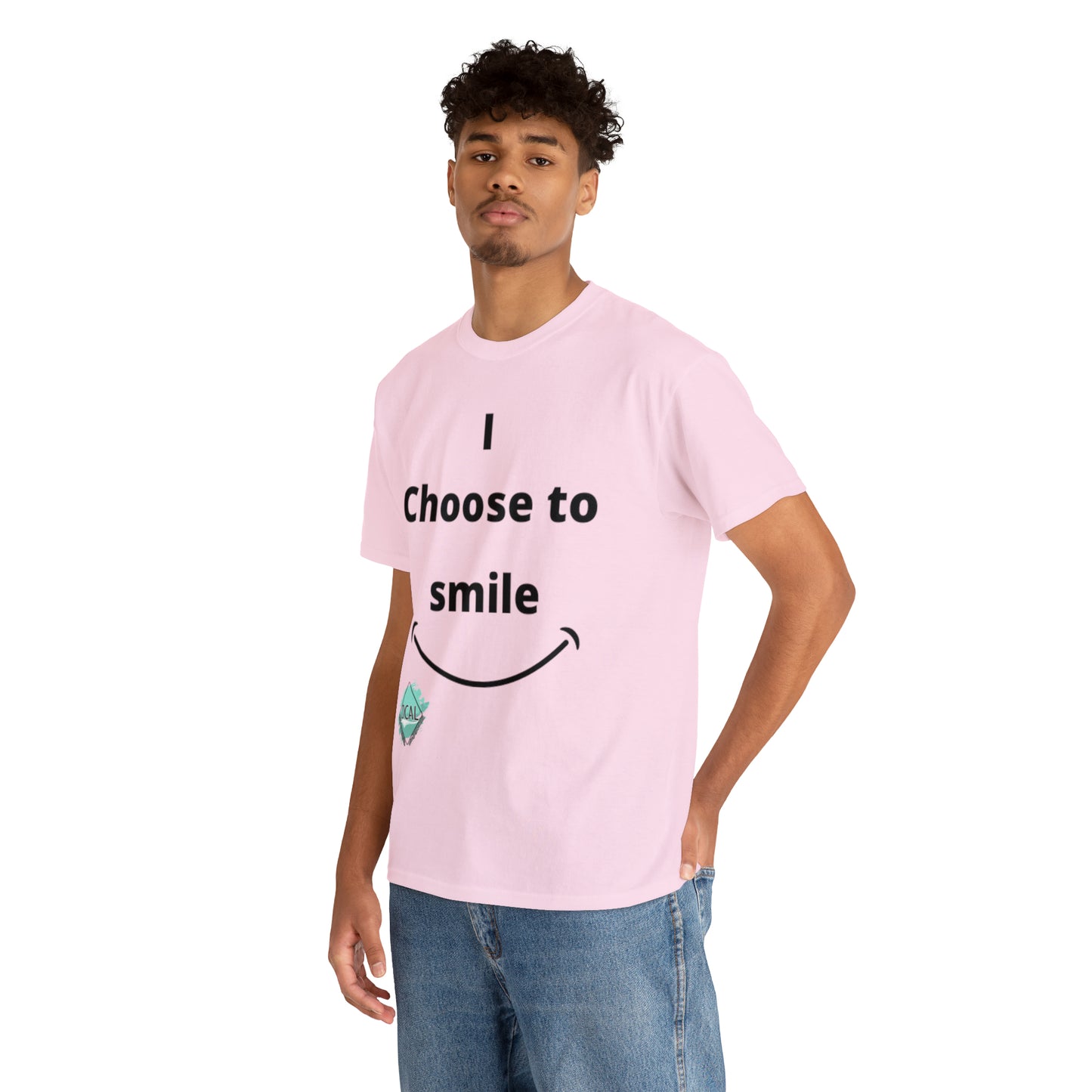 DCAL Graphic Tees "I Choose To Smile" Unisex Heavy Cotton Tee