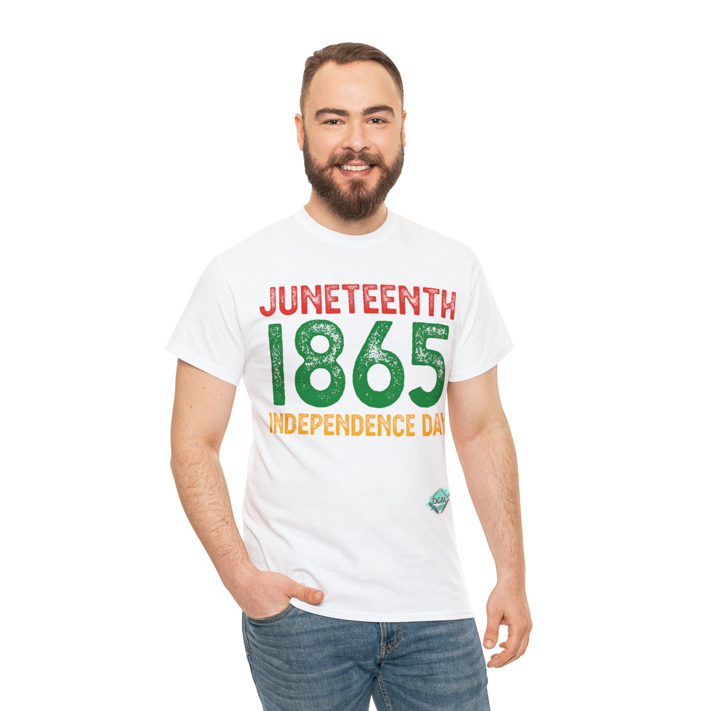 DCAL Juneteenth "1865" Unisex Heavy Cotton Tee