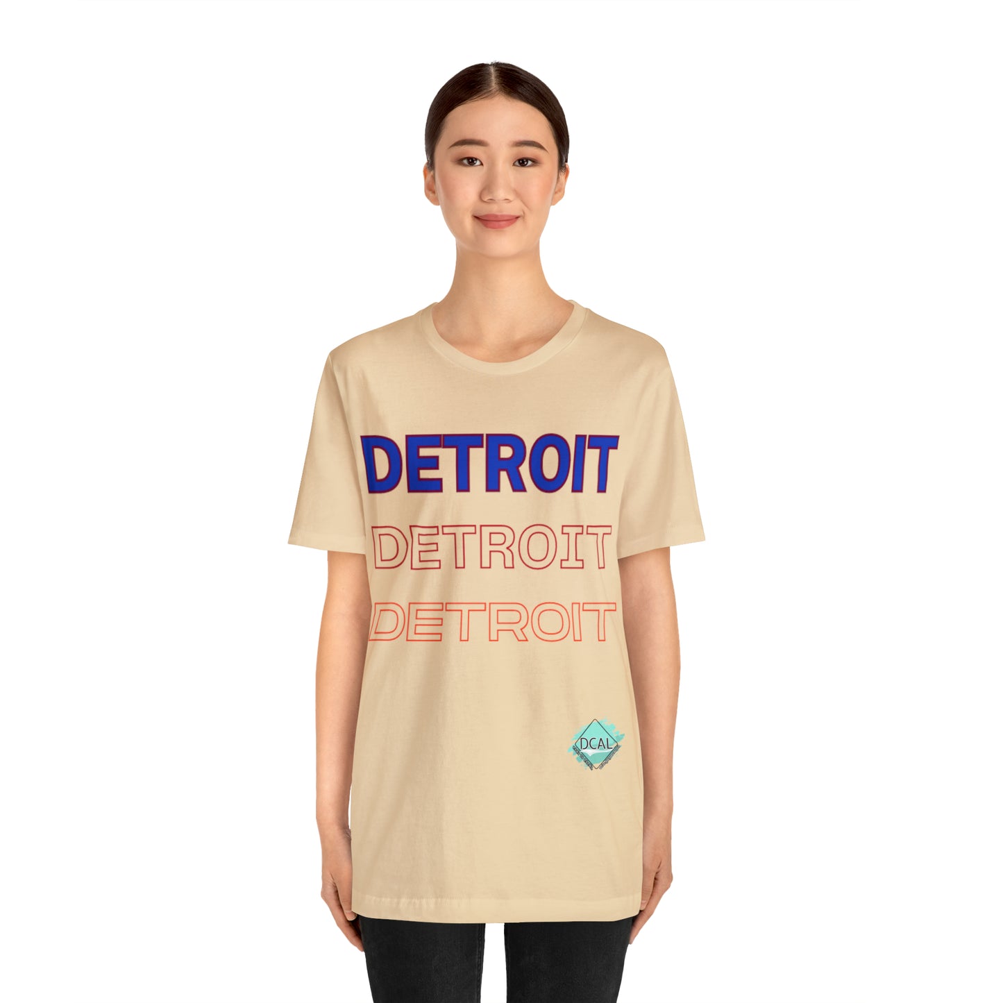 DCAL Downtown Diaries "Detroit" Unisex Jersey Short Sleeve Tee