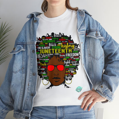 DCAL Juneteenth "Natural" Unisex Heavy Cotton Tee