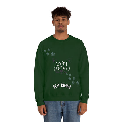 DCAL Meow Collection "Cat Mom" Unisex Heavy Blend™ Crewneck Sweatshirt