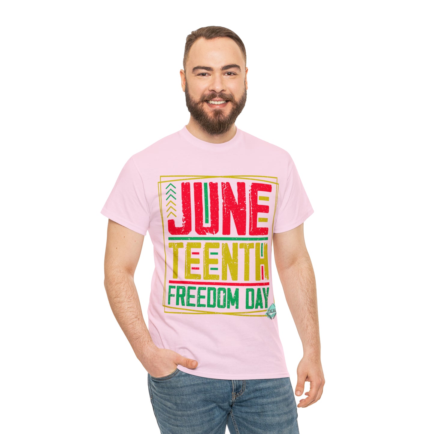 DCAL Juneteenth "Freedom Day" Unisex Heavy Cotton Tee