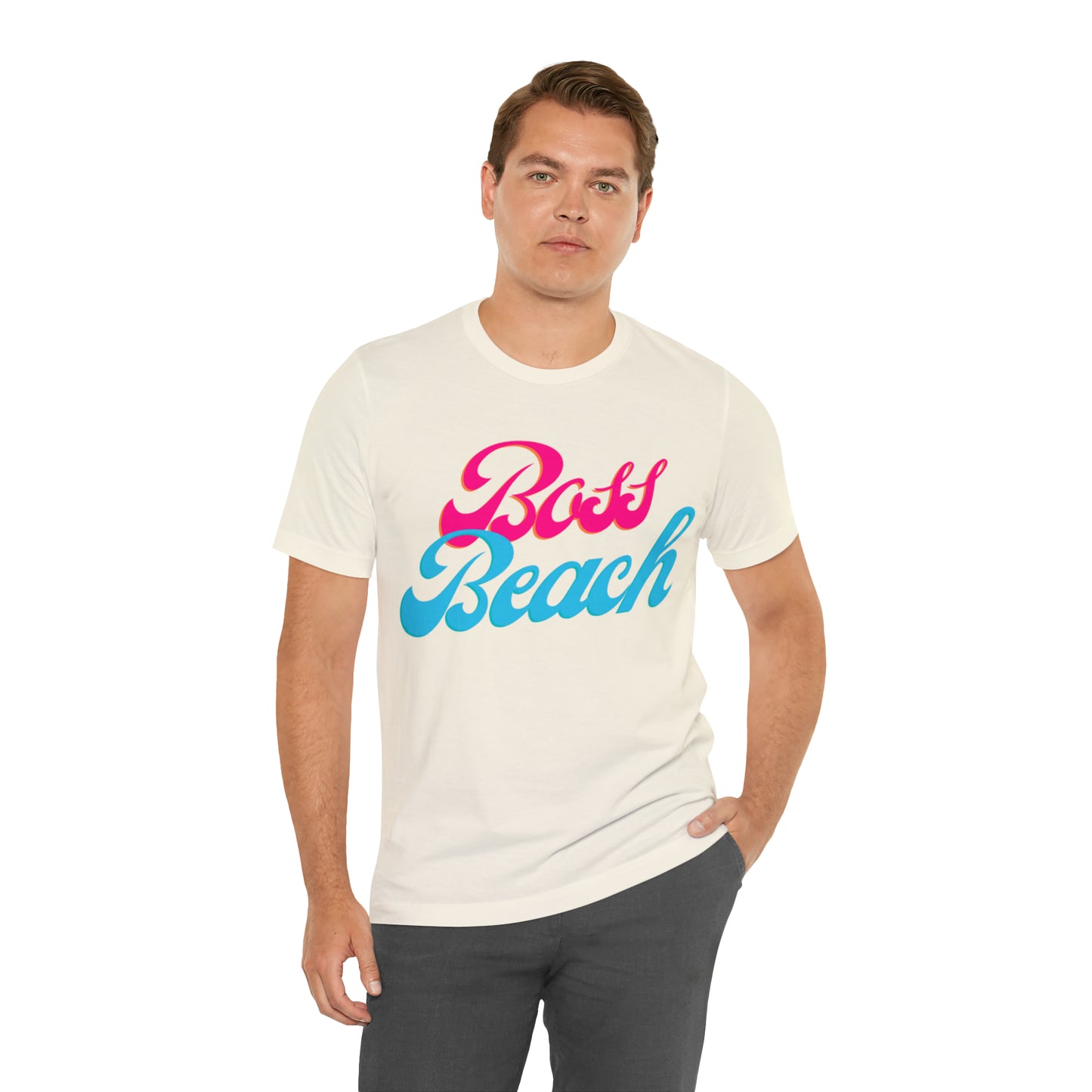 DCAL Beach Collection "Boss Beach" Unisex Jersey Short Sleeve Tee