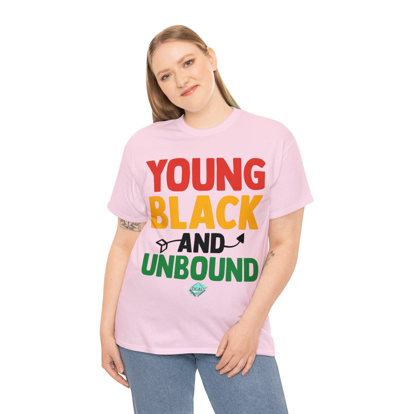 DCAL Juneteenth "Unbound' Unisex Heavy Cotton Tee