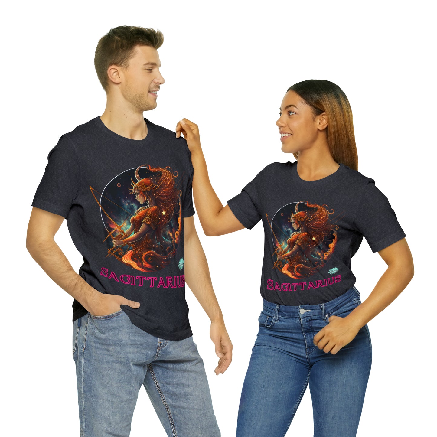 DCAL Zodiac Collection "Sagittarius" Unisex Jersey Short Sleeve Tee