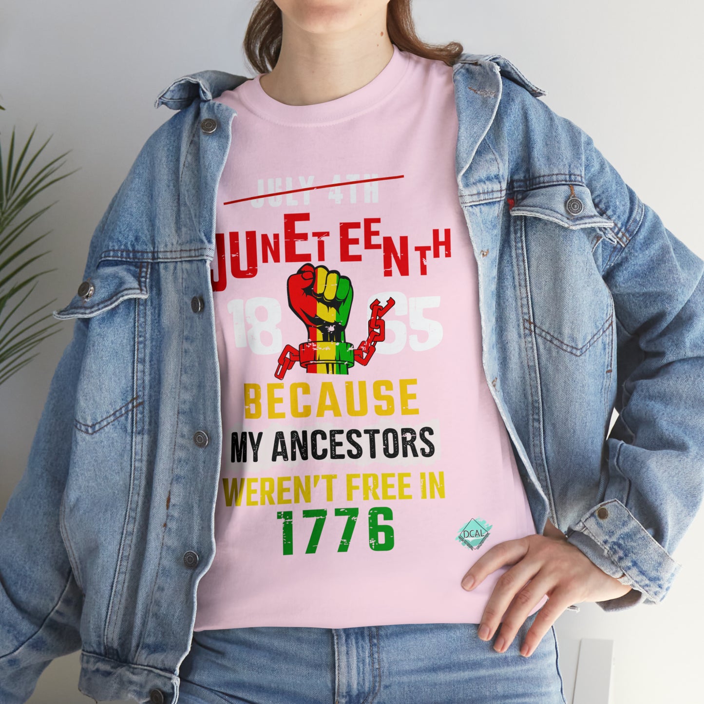 DCAL Juneteenth "Ancestors" Unisex Heavy Cotton Tee