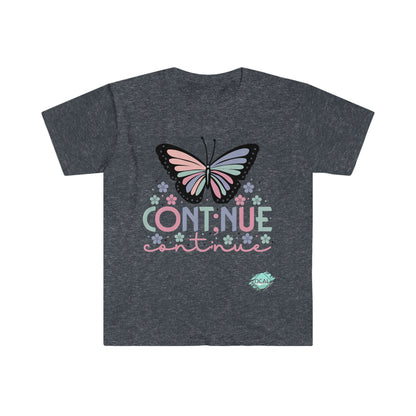 DCAL Strength In Stiches "Continue" Unisex Softstyle T-Shirt