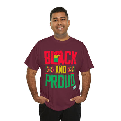 DCAL Juneteenth "Black and Proud" Unisex Heavy Cotton Tee