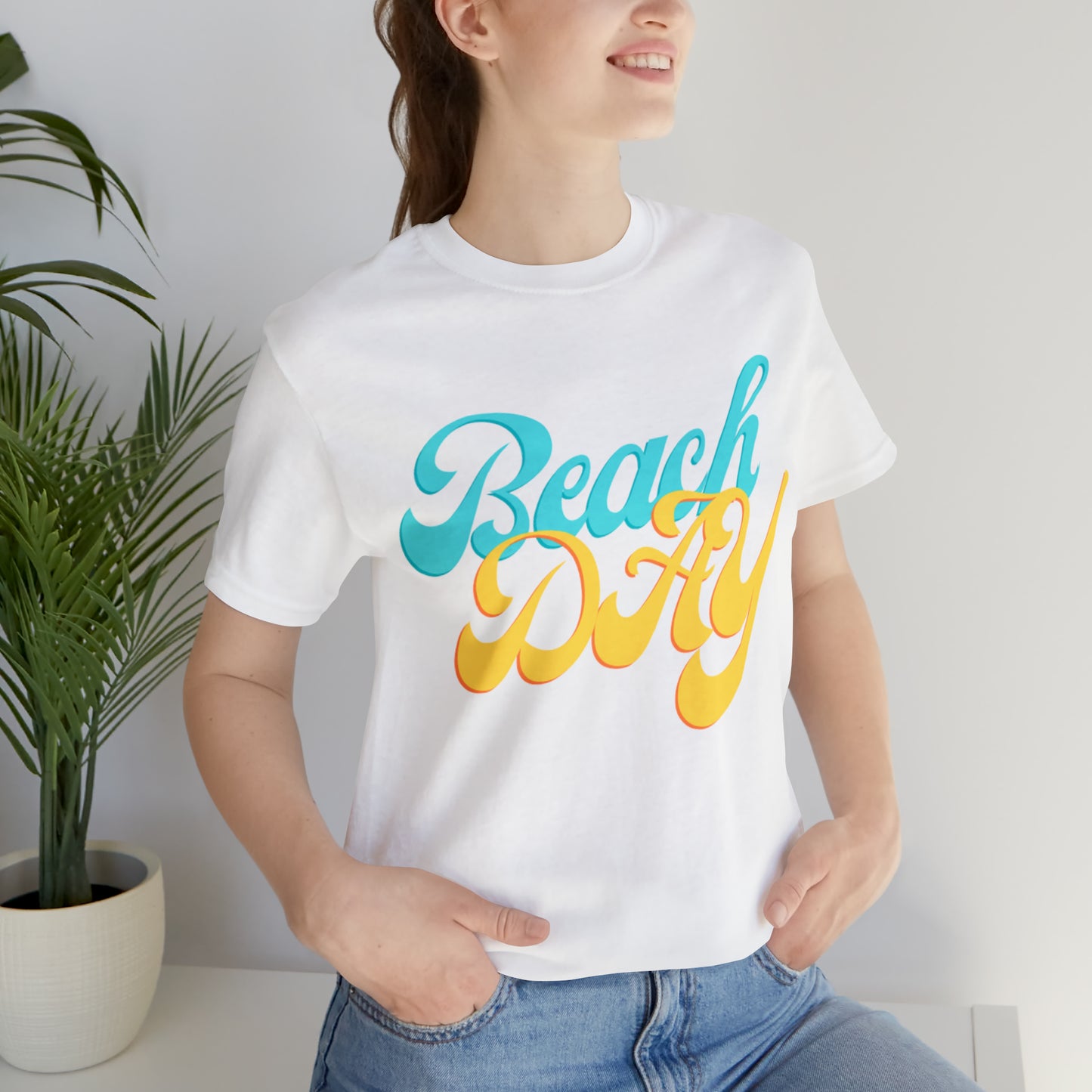 DCAL Beach Collection "Beach Day" Unisex Jersey Short Sleeve Tee