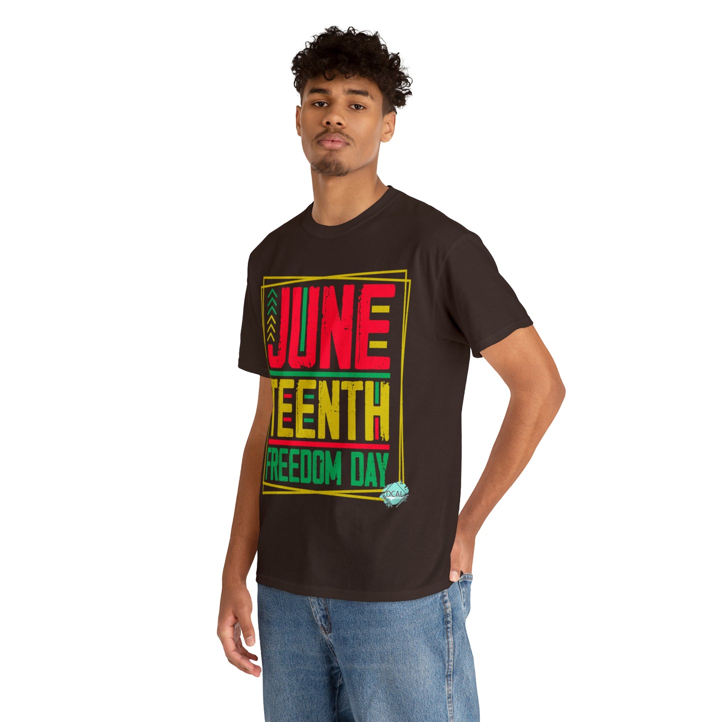 DCAL Juneteenth "Freedom Day" Unisex Heavy Cotton Tee