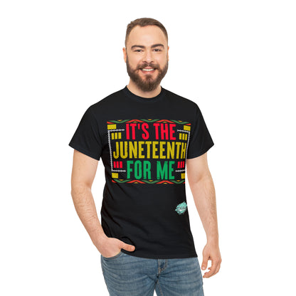 DCAL Juneteenth Its The Juneteenth" Unisex Heavy Cotton Tee