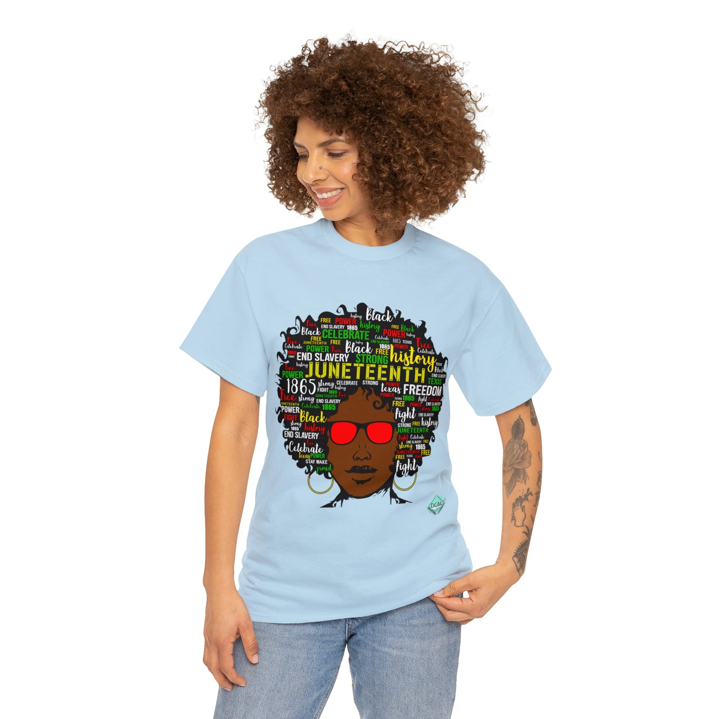 DCAL Juneteenth "Natural" Unisex Heavy Cotton Tee