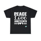 DCAL Juneteenth "Peace, Love (light)"Unisex Heavy Cotton Tee