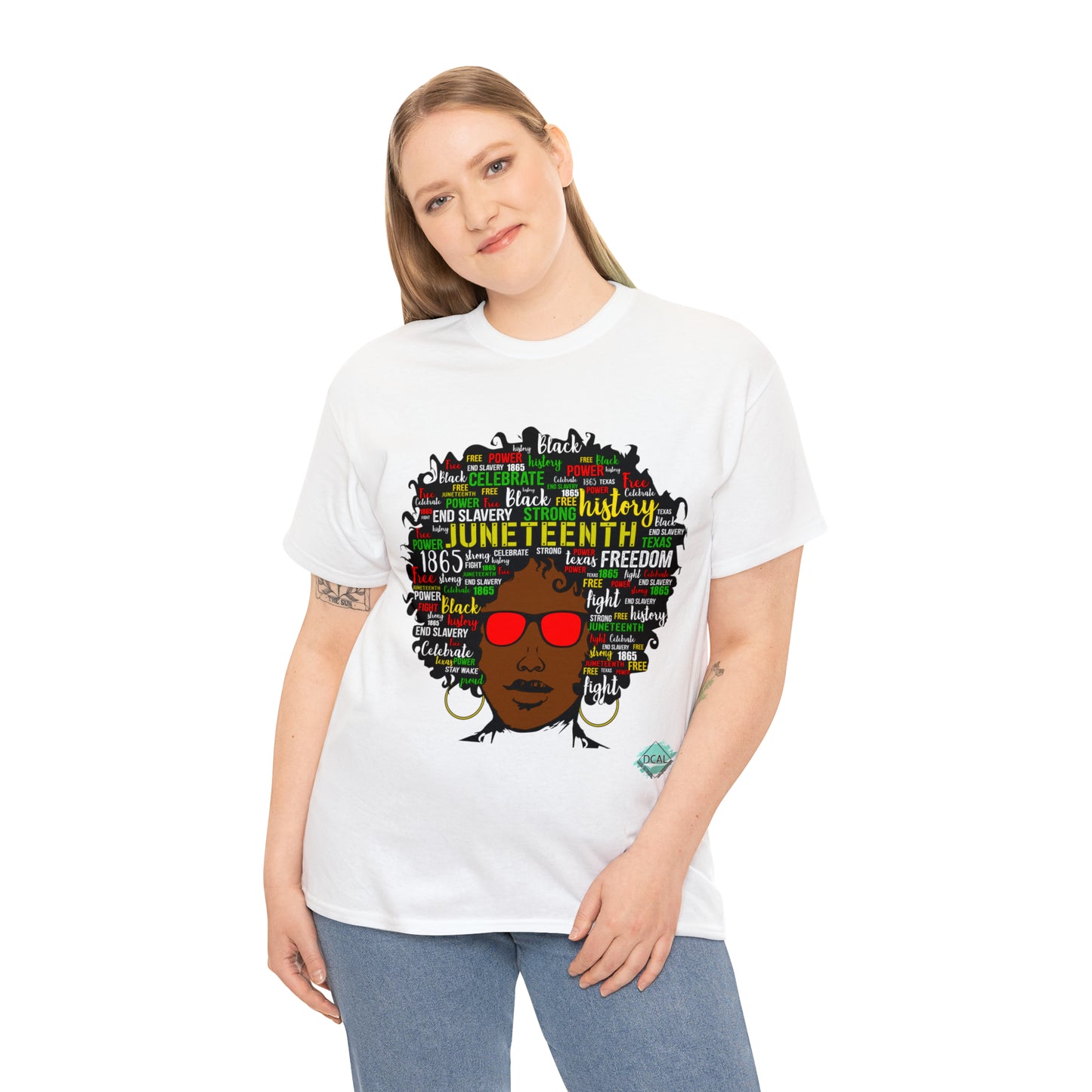 DCAL Juneteenth "Natural" Unisex Heavy Cotton Tee