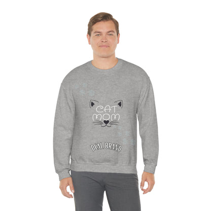 DCAL Meow Collection "Cat Mom" Unisex Heavy Blend™ Crewneck Sweatshirt