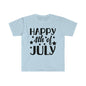 DCAL 4th of July "Happy 4th" Unisex Softstyle T-Shirt