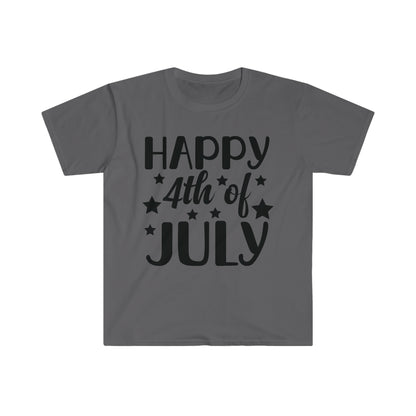 DCAL 4th of July "Happy 4th" Unisex Softstyle T-Shirt