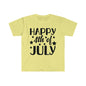 DCAL 4th of July "Happy 4th" Unisex Softstyle T-Shirt