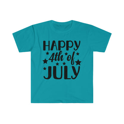 DCAL 4th of July "Happy 4th" Unisex Softstyle T-Shirt