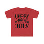 DCAL 4th of July "Happy 4th" Unisex Softstyle T-Shirt