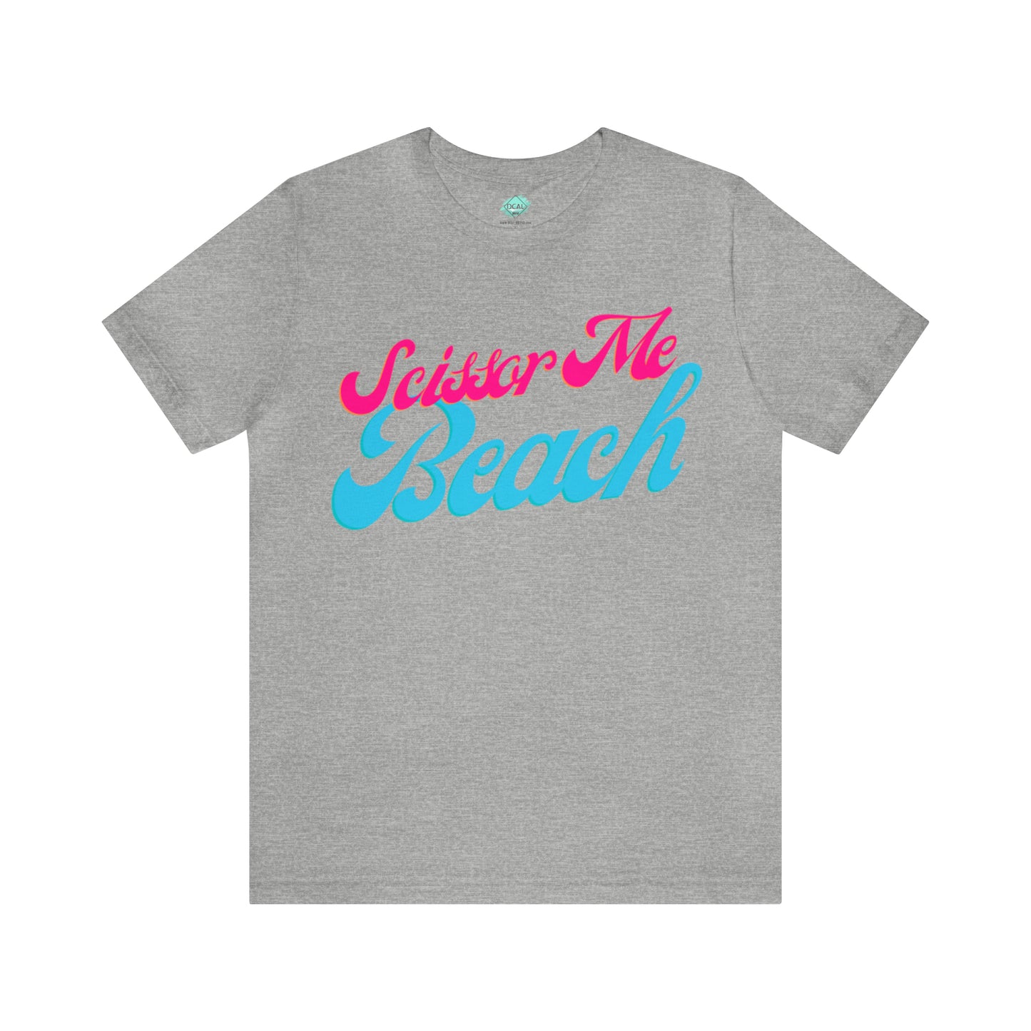 DCAL Beach Collection "Scissor Me Beach" Unisex Jersey Short Sleeve Tee