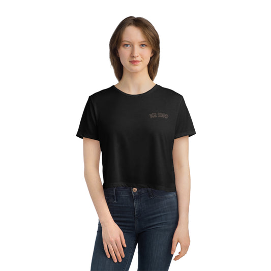 DCAL Women's Flowy Cropped Tee