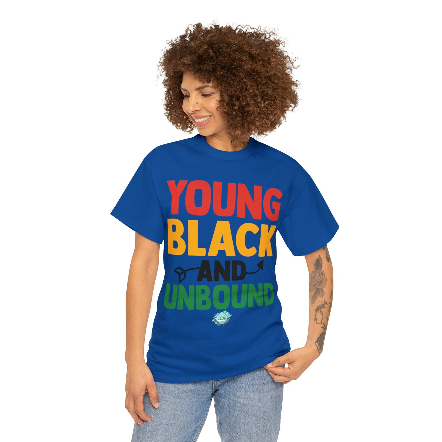 DCAL Juneteenth "Unbound' Unisex Heavy Cotton Tee