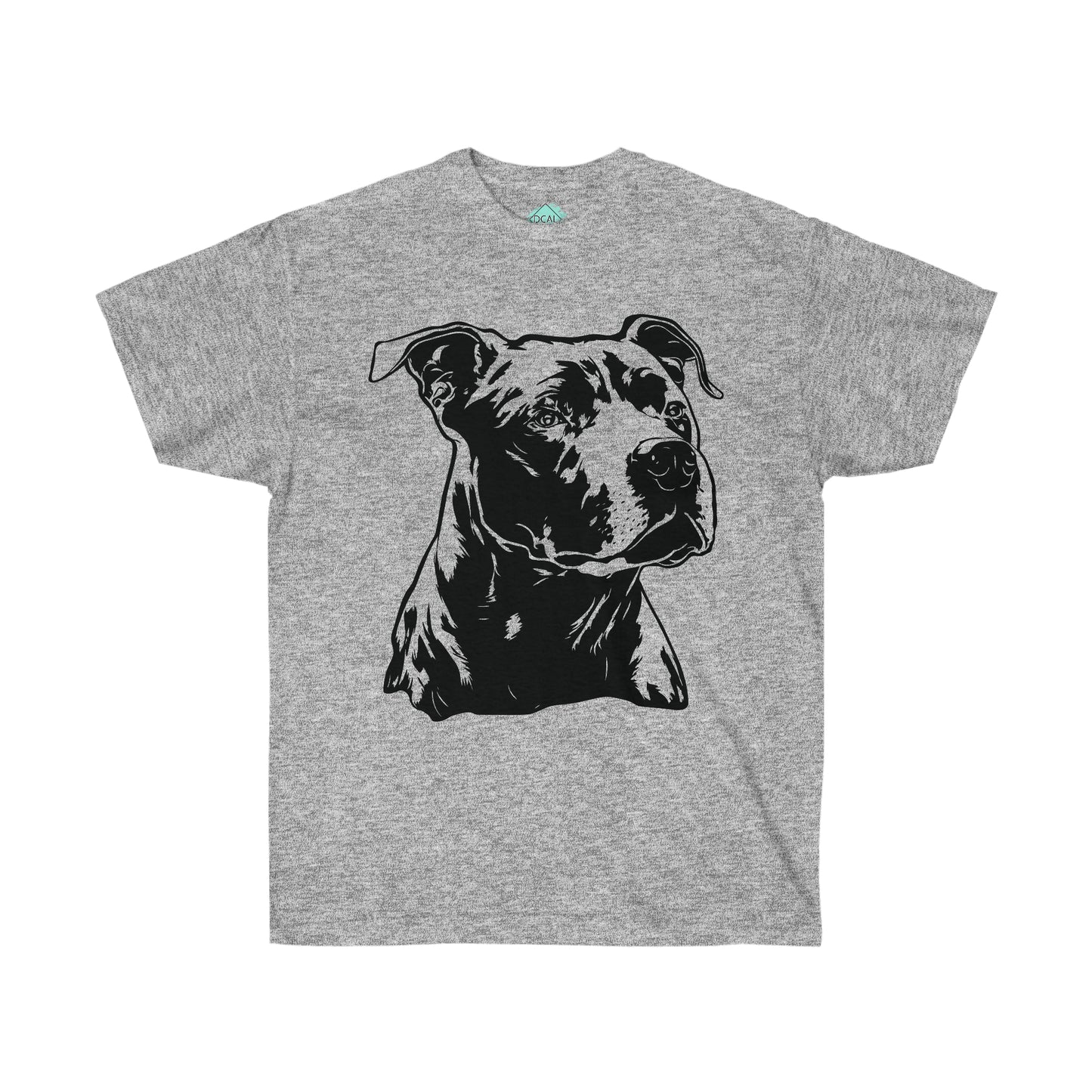 DCAL Pitbull Passion "Pitbull Silhouette " Unisex Ultra Cotton Tee