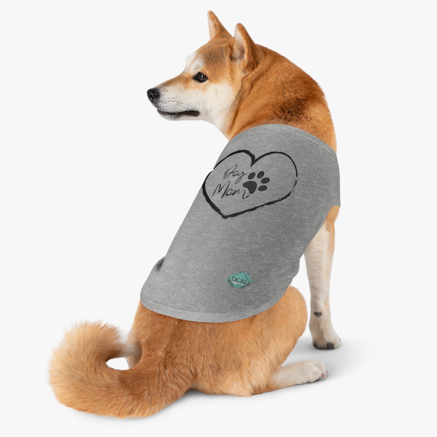 DCAL Paws and Posh "Dog Mom" Pet Tank Top